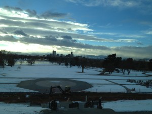 View from the Leprino Family Atrium. One of the best views in Denver!