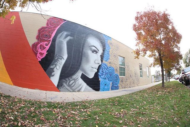 Mural with Patrick McGregor - 26th & Larimer