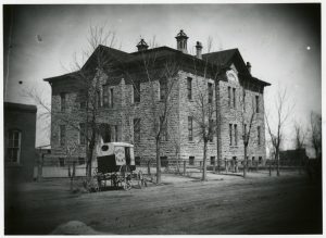 The 24th Street School (24th & Market) circa 1870-1890. Image courtesy Stephen H. Hart Library & Research Center, History Colorado.