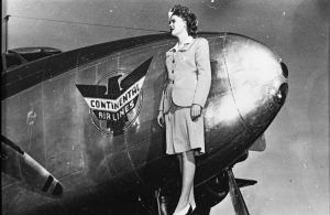 A stewardess circa 1945. Image courtesy Stephen H. Hart Library & Research Center, History Colorado.