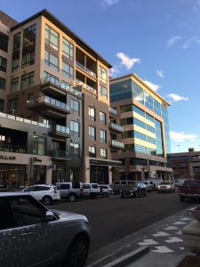 Recently completed buildings on Columbine Street between 2nd and 3rd. Image: Tara Bardeen