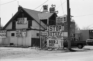 Ian's Corner Tavern in Globeville, 1983. Image courtesy Stephen H. Hart Library & Research Center, History Colorado.