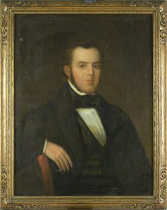 Portrait of General William Larimer painted in 1842. Image courtesy Stephen H. Hart Library & Research Center, History Colorado.