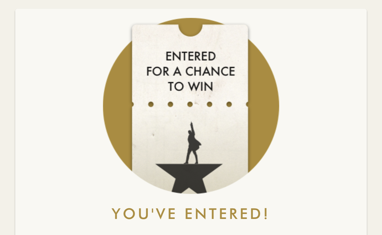 How to Score $10 Tickets to HAMILTON